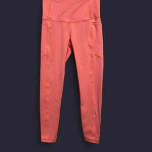 Victoria's Secret Coral High-Rise Pocket Leggings